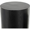 image:imageDeco 79 Wood Handmade Side End Pedestal Table Pedestal End Table Set of 2 Side Table 40 34 H BrownBlack