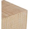 image:imageDeco 79 Wood Side End Pedestal Table Pillar Style End Table with Various Sizes Set of 4 Side Table 24 18 36 30 H Brown