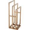 image:imageDeco 79 Wood Sleek Modern Quilt Rack 18 x 12 x 33 Brown