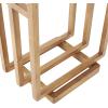 image:imageDeco 79 Wood Sleek Modern Quilt Rack 18 x 12 x 33 Brown