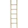 image:imageDeco 79 Wood Handmade 5 Rung Ladder 17 x 2 x 71 Brown