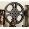 image:imageDeco 79 Metal Film Home Wall Decor Reel Wall Sculpture Wall Art 18 x 1 x 18 Gray