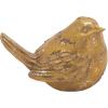 image:imageDeco 79 Polystone Bird Decorative Sculpture Home Decor Statues Set of 2 Accent Figurines 8W 6H GoldGold