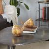 image:imageDeco 79 Polystone Bird Decorative Sculpture Home Decor Statues Set of 2 Accent Figurines 8W 6H GoldGold