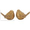 image:imageDeco 79 Polystone Bird Decorative Sculpture Home Decor Statues Set of 2 Accent Figurines 8W 6H GoldGold