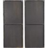 image:imageDeco 79 Wood Handmade Room Wall Mirror Live Edge Entryway Mirrors set of 2 Wall Mounted Mirrors 14 x 2 x 31 Brown 32 and 32 H