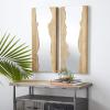 image:imageDeco 79 Wood Handmade Room Wall Mirror Live Edge Entryway Mirrors set of 2 Wall Mounted Mirrors 14 x 2 x 31 Brown 32 and 32 H