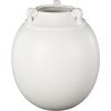 image:imageDeco 79 Ceramic Decorative Vase Minimalistic Centerpiece Vases with Scroll Handles Flower Vases for Home Decoration 10 x 10 x 11 White10 x 10 x 11