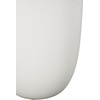 image:imageDeco 79 Ceramic Vase Sleek Amphora with Scroll Handles 8 x 8 x 16 WhiteWhite