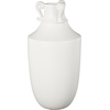 image:imageDeco 79 Ceramic Vase Sleek Amphora with Scroll Handles 8 x 8 x 16 WhiteWhite