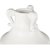 image:imageDeco 79 Ceramic Vase Sleek Amphora with Scroll Handles 8 x 8 x 16 WhiteWhite