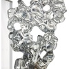 image:imageDeco 79 Glass Decorative Bookends Stacked Squares Non Skid Bookends with Silver Orbs Set of 2 Office Bookends5 W 8 H ClearClear