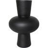 image:imageDeco 79 Glass Decorative Vase Trumpet Centerpiece Vases with Wide Rounded Center Set of 2 Flower Vases for Home Decoration 12 10 H BlackBlack