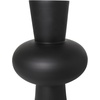 image:imageDeco 79 Glass Decorative Vase Trumpet Centerpiece Vases with Wide Rounded Center Set of 2 Flower Vases for Home Decoration 12 10 H BlackBlack