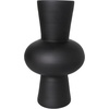 image:imageDeco 79 Glass Decorative Vase Trumpet Centerpiece Vases with Wide Rounded Center Set of 2 Flower Vases for Home Decoration 12 10 H BlackBlack