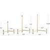 image:imageDeco 79 Metal Display Easel Fixed Tabletop Easel with Ball Accents Set of 3 Display Stand 12 11 7 H Gold