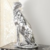 image:imageDeco 79 Polystone Leopard Decorative Sculpture Home Decor Statue Accent Figurine 13 x 10 x 23 SilverSilver