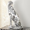 image:imageDeco 79 Polystone Leopard Decorative Sculpture Home Decor Statue Accent Figurine 13 x 10 x 23 SilverSilver