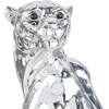 image:imageDeco 79 Polystone Leopard Decorative Sculpture Home Decor Statue Accent Figurine 13 x 10 x 23 SilverSilver