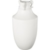 image:imageDeco 79 Ceramic Decorative Vase Minimalistic Centerpiece Vases with Scroll Handles Flower Vases for Home Decoration 10 x 10 x 11 White9 x 9 x 18