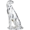image:imageDeco 79 Polystone Leopard Decorative Sculpture Home Decor Statue Accent Figurine 13 x 10 x 23 SilverSilver