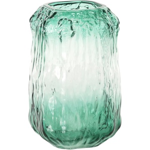 image:imageDeco 79 Glass Decorative Vase Spotted Centerpiece Vase Flower Vase for Home Decoration 12 x 12 x 12 GreenGreen