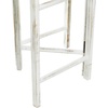image:imageDeco 79 Wood Partition Ladder Ladder 15 Rack Privacy Screen with 3 Panels Room Partition 48 x 2 x 71 White