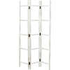 image:imageDeco 79 Wood Partition Ladder Ladder 15 Rack Privacy Screen with 3 Panels Room Partition 48 x 2 x 71 White