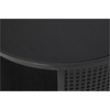 image:imageDeco 79 Metal Geometric Open Grid Frame 1 Shelf Accent Table with Gold Legs 17 x 17 x 21 Black