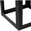 image:imageDeco 79 Metal Side End Accent Table Nested End Table with Arched Cutouts Set of 3 Side Table 21 18 16 H WhiteBlack
