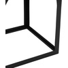 image:imageDeco 79 Metal Side End Accent Table Nested End Table with Arched Cutouts Set of 3 Side Table 21 18 16 H WhiteBlack