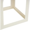 image:imageDeco 79 Metal Side End Accent Table Nested End Table with Arched Cutouts Set of 3 Side Table 21 18 16 H WhiteWhite
