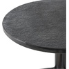 image:imageDeco 79 Aluminum Metal Side End Accent Table Tripod Shaped End Table with Black Marble Tabletops Set of 3 Side Table 24 23 21 H Black