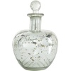 image:imageDeco 79 Glass Living Room Decorative Jars Decorative Container with Crystal Stoppers Set of 3 Jar with Lid 8 9 7H Silver8  9  7H