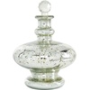 image:imageDeco 79 Glass Living Room Decorative Jars Decorative Container with Crystal Stoppers Set of 3 Jar with Lid 8 9 7H Silver8  9  7H