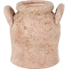 image:imageDeco 79 Ceramic Whitewashed Ribbed Vase 8 x 8 x 11 PinkPink