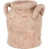 image:imageDeco 79 Ceramic Whitewashed Ribbed Vase 8 x 8 x 11 PinkPink