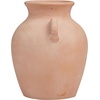 image:imageDeco 79 Ceramic Whitewashed Ribbed Vase 8 x 8 x 11 PinkPink
