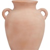 image:imageDeco 79 Ceramic Whitewashed Ribbed Vase 8 x 8 x 11 PinkPink