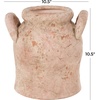 image:imageDeco 79 Ceramic Whitewashed Ribbed Vase 8 x 8 x 11 PinkPink