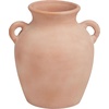 image:imageDeco 79 Ceramic Whitewashed Ribbed Vase 8 x 8 x 11 PinkPink