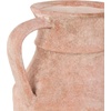 image:imageDeco 79 Ceramic Whitewashed Ribbed Vase 8 x 8 x 11 PinkPink