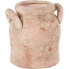 image:imageDeco 79 Ceramic Whitewashed Ribbed Vase 8 x 8 x 11 PinkPink