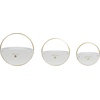 image:imageDeco 79 Metal Geometric Indoor Outdoor Wall Planter Indoor Outdoor Hanging Planter Set of 3 Plant Hanger 15 13 10H BlackWhite