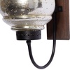 image:imageDeco 79 Traditional Mango Wood Solid Wall Sconce 9 x 4 x 21 Brown