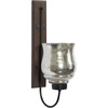 image:imageDeco 79 Traditional Mango Wood Solid Wall Sconce 9 x 4 x 21 Brown