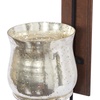 image:imageDeco 79 Traditional Mango Wood Solid Wall Sconce 9 x 4 x 21 Brown