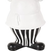 image:imageDeco 79 Polystone Chef Decorative Sculpture Kitchen Decorative Figurine Home Decor Statue with Black Trays Accent Figurine 14 x 6 x 16 WhiteWhite