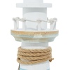 image:imageDeco 79 Wood Light House Decorative Sculpture Home Decor Statue with Netting Accent Figurine 6 x 6 x 16 Blue