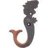 image:imageDeco 79 Metal Solid Wall Hook Set of 3 4W 7H Multi Colored
